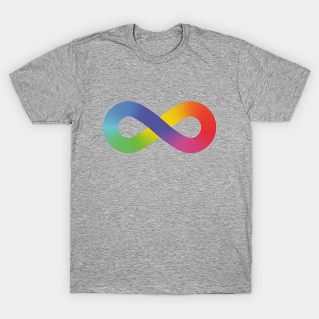 Autism Infinity T-Shirt by Purple Bloom Studio